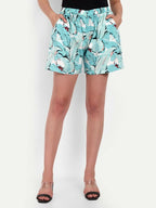 Alvano Beautiful Printed Light Blue Boxer Shorts