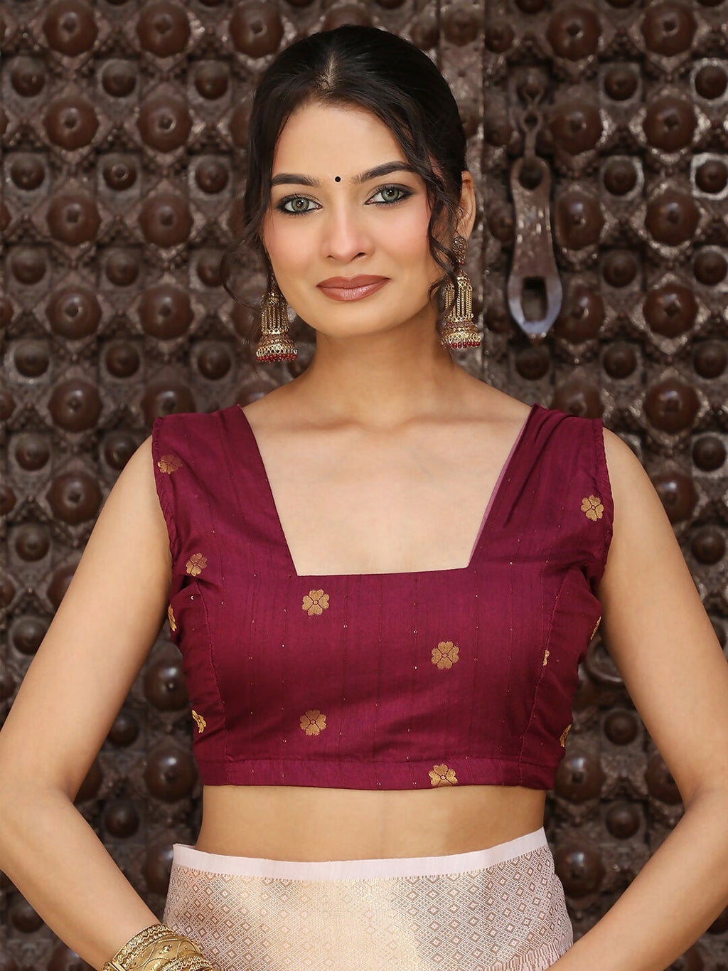 Shree Shyam Fashion Light Pink Cotton Saree - Distacart