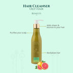 The Earth Collective Hair Cleanser - Oily Hair- Shampoo