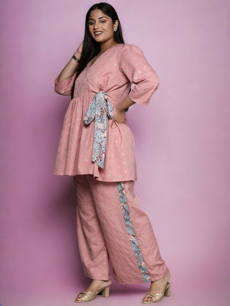 Ahalyaa Women's Traditional wear Tunic - Pink