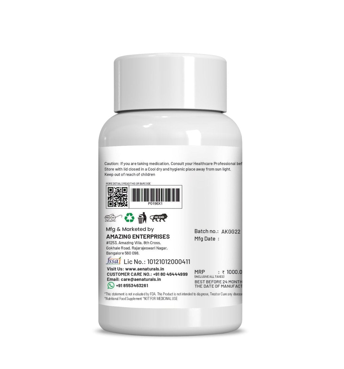 Ae Naturals Korien Ginseng Capsules - Distacart