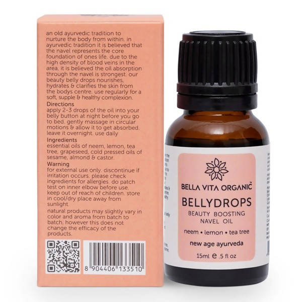 Bella Vita Organic Belly Drops Beauty Boosting Navel Oil