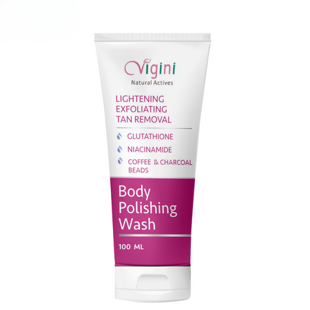 Vigini Skin Lightening Brightening Body Polishing Wash for Men Women