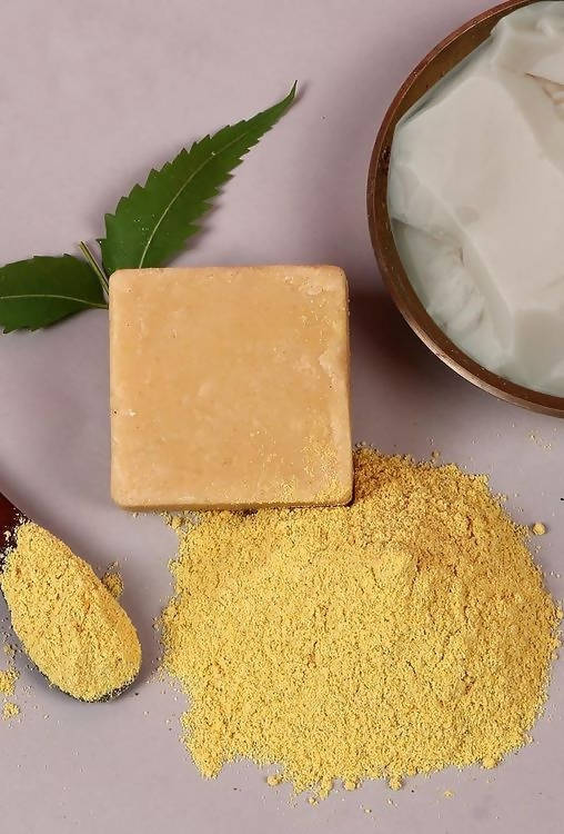 Tjori A2 Milk Fat And Raw Turmeric Bathing Bar