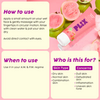 PLIX The Plant Fix Guava 10% Vitamin C Face Serum & Face Wash Combo