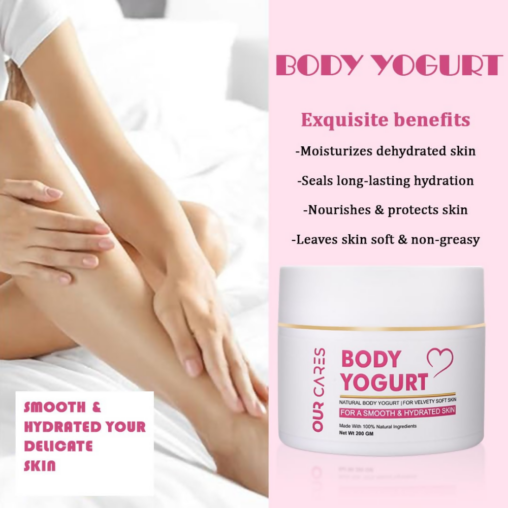 Our Cares Body Yogurt Cream for Instant Hydration & Moisturization - Distacart