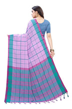 Vamika Lavendar Cotton Silk Weaving Saree