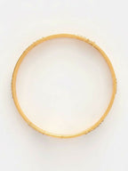 NVR Women Set of 2 Gold Plated CZ Stone Kada Bangle - Distacart