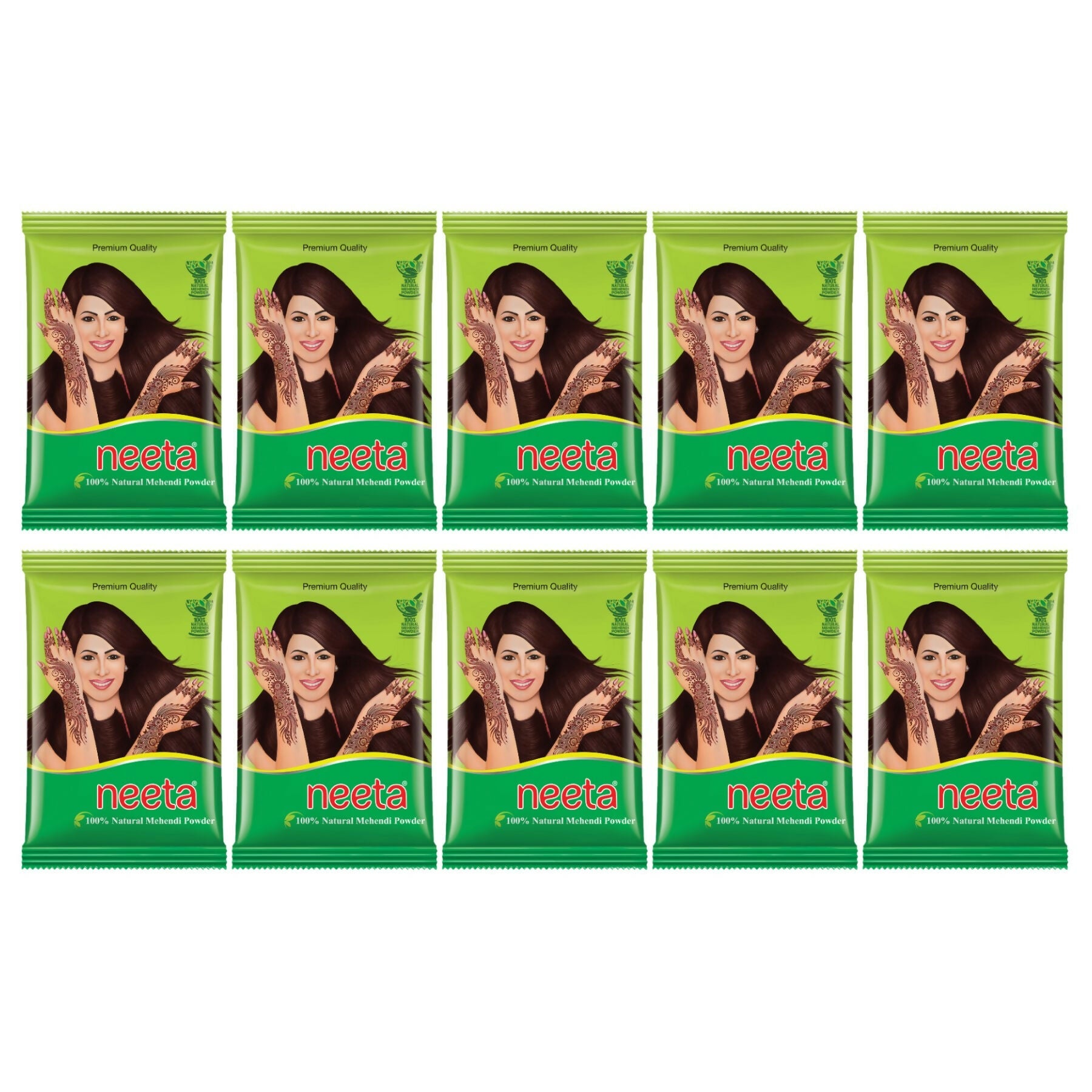 Neeta Henna Powder Enriched With Natural Herbs-Natural Brown - Distacart