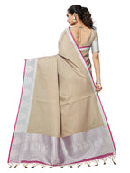 Mimosa Women's Banarasi Art Silk Brown Saree - Distacart