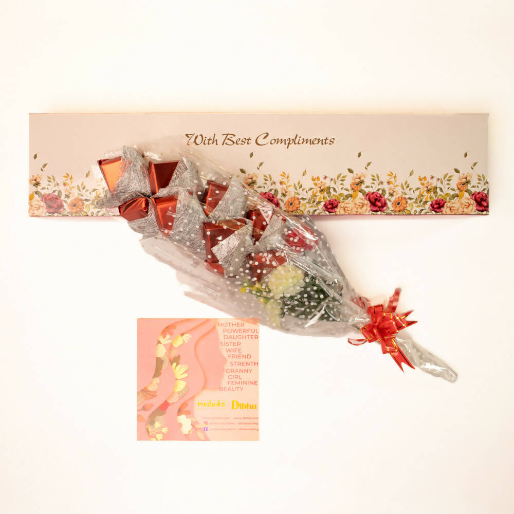 Dibha Women's Day Chocolate Bouquet Surprise For Her
