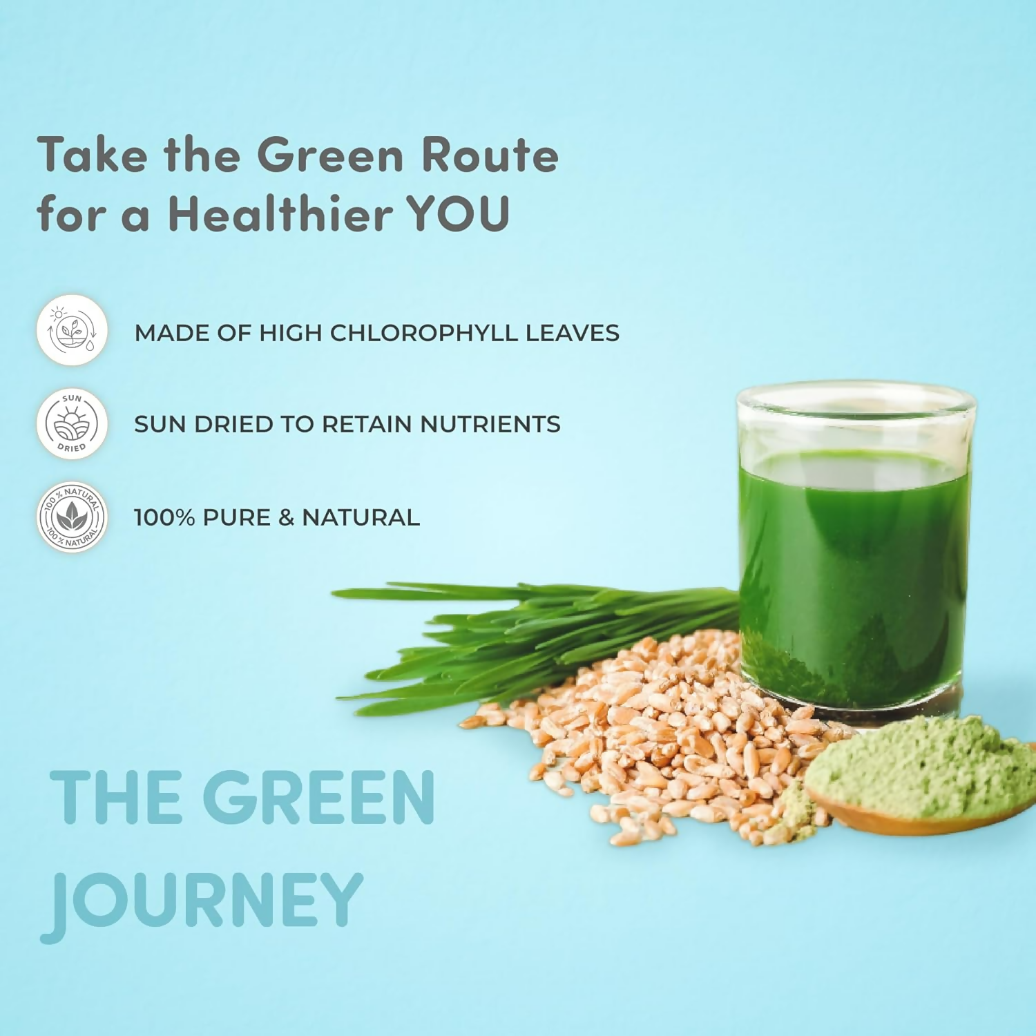 Mylo Care 100% Natural Wheatgrass Powder