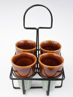 Simply Soho Kulhad Caddy-Set of 4