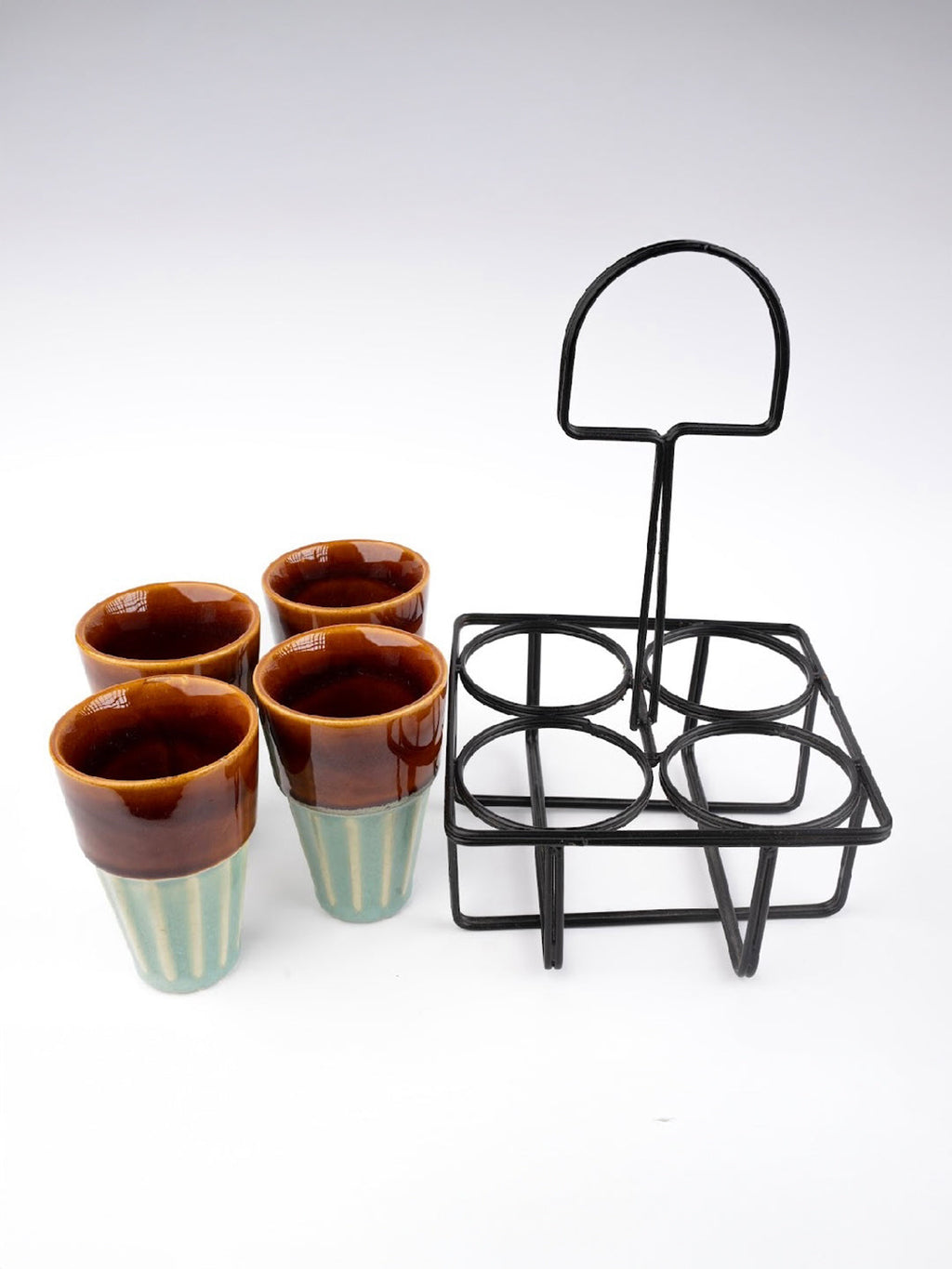 Simply Soho Kulhad Caddy-Set of 4