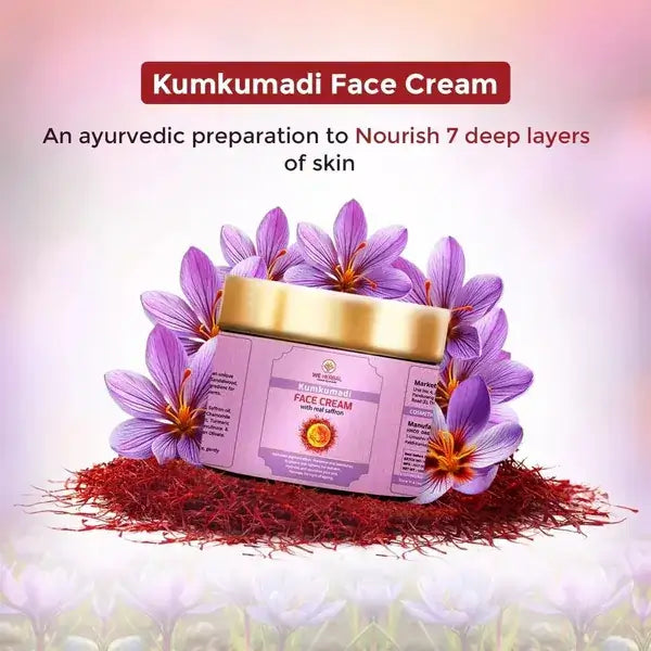 We Herbal Kumkumadi Face Cream: An Ayurvedic Solution For Modern Radiant Revitalized Skin