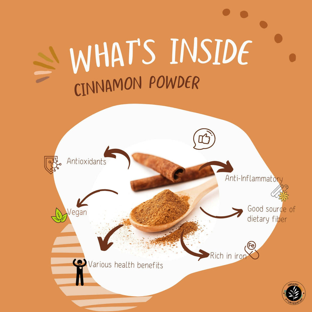 Organic Ayurvedistan Cassia Cinnamon Powder - Distacart