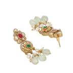 Nuyug 18K Gold Plated Divine Gold Tone Beaded Long Necklace Set