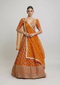 Lehenga Mart Designer Indian Wedding Lehenga Choli-Orange - Distacart