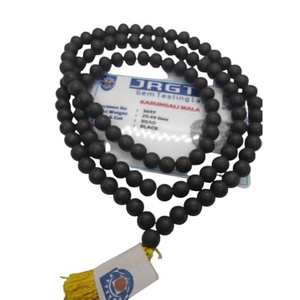 PRIYA BEADS Natural Unpolished Karungali Malai