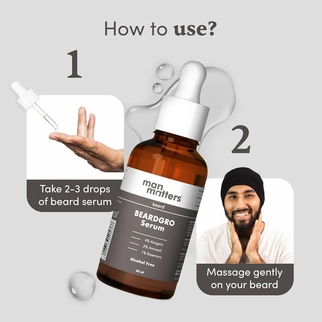 Man Matters Beardgro Oil-In-Serum