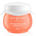 Dot & Key Vitamin C+E Peachy Nude Lip Plumping Mask- Blood Orange & Nectarine