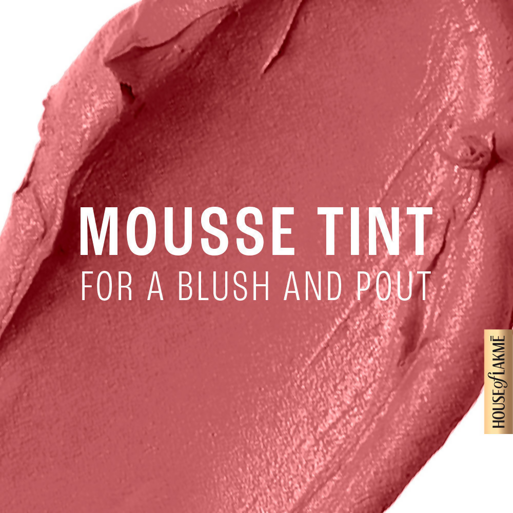 Lakme Double Duty Lip & Cheek Mousse Matte Lipstick - Nude Cushion