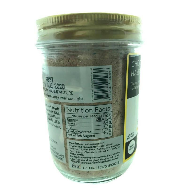 Thenibblebox Chocolate & Hazelnut Almond flour Superfood Porridge Instant Breakfast Mix - Distacart
