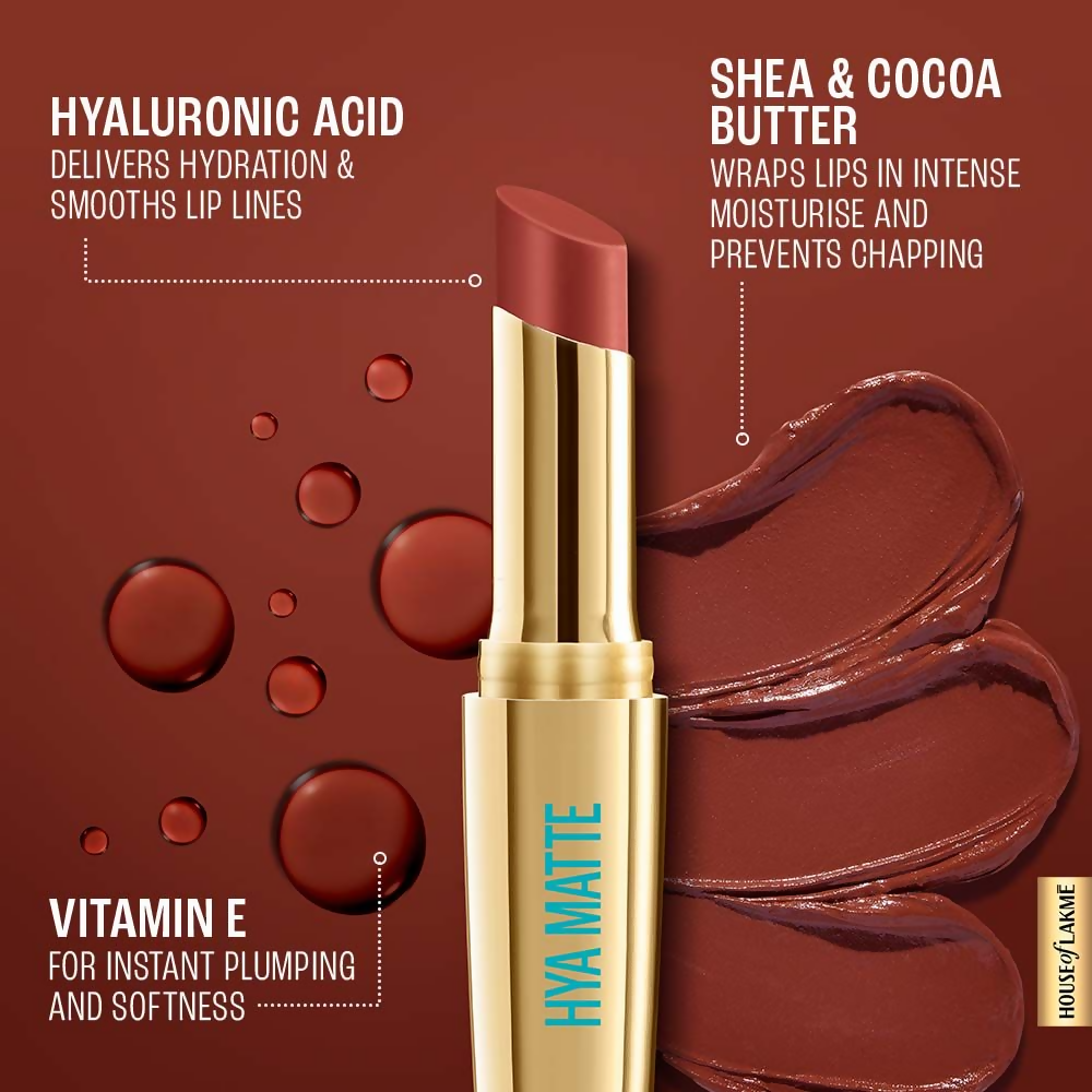 Lakme 9to5 Hya Matte Lipstick - Blush Business