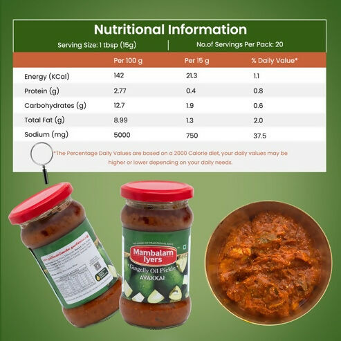 Mambalam Iyers Avakkai Pickle