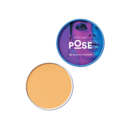 Myglamm Pose Hd Banana Powder - Long-Lasting, Lightweight & Matte Finish - Yellow