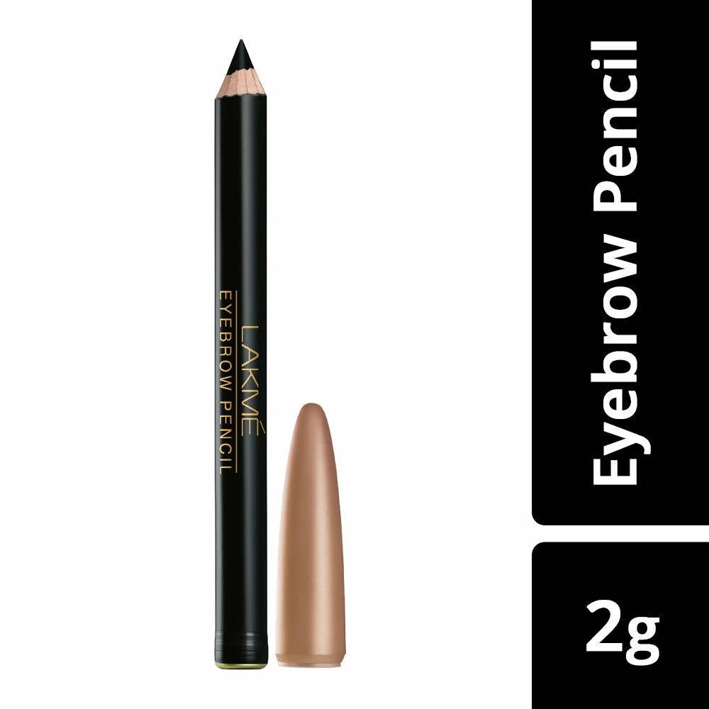 Lakme Eyebrow Pencil - Black - Distacart
