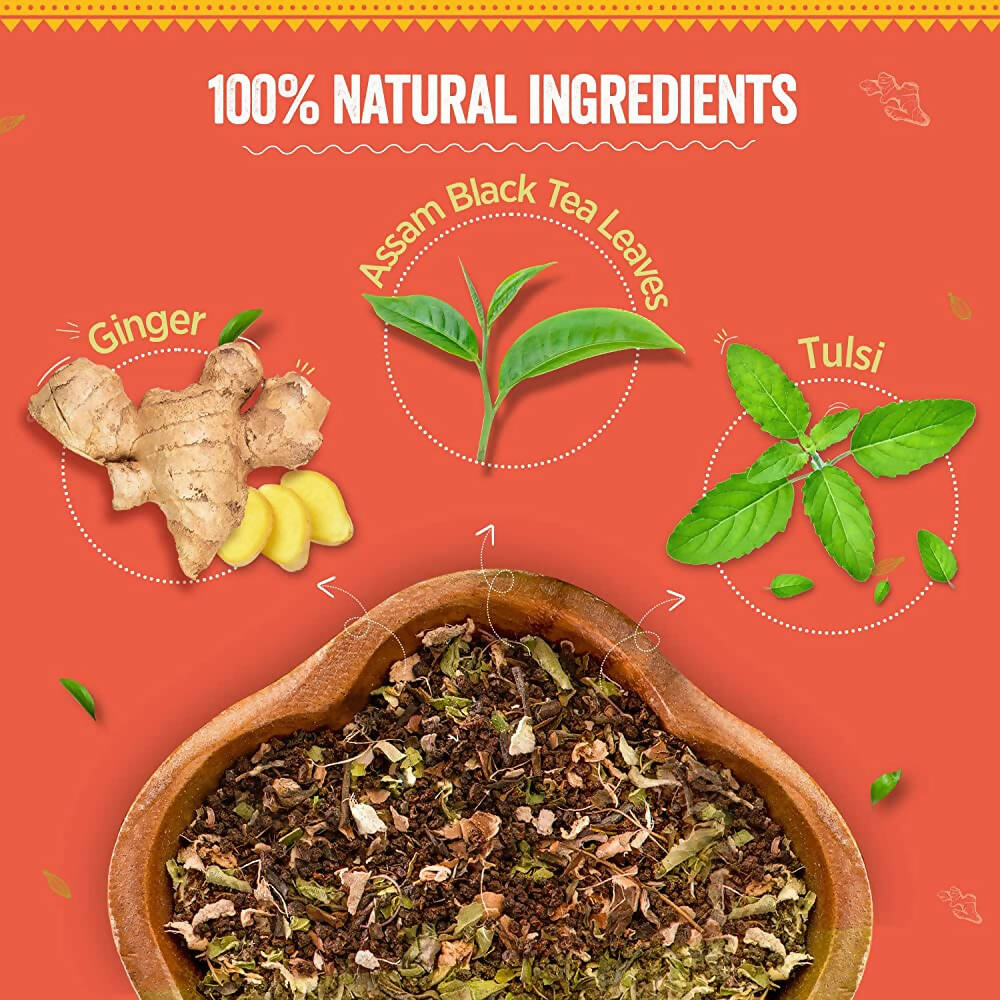 Chaayos Adrak Tulsi Tea - Distacart