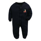 Daddy - G Rompers/Sleepsuits/Jumpsuit /Night Suits for New Born Babies - Black