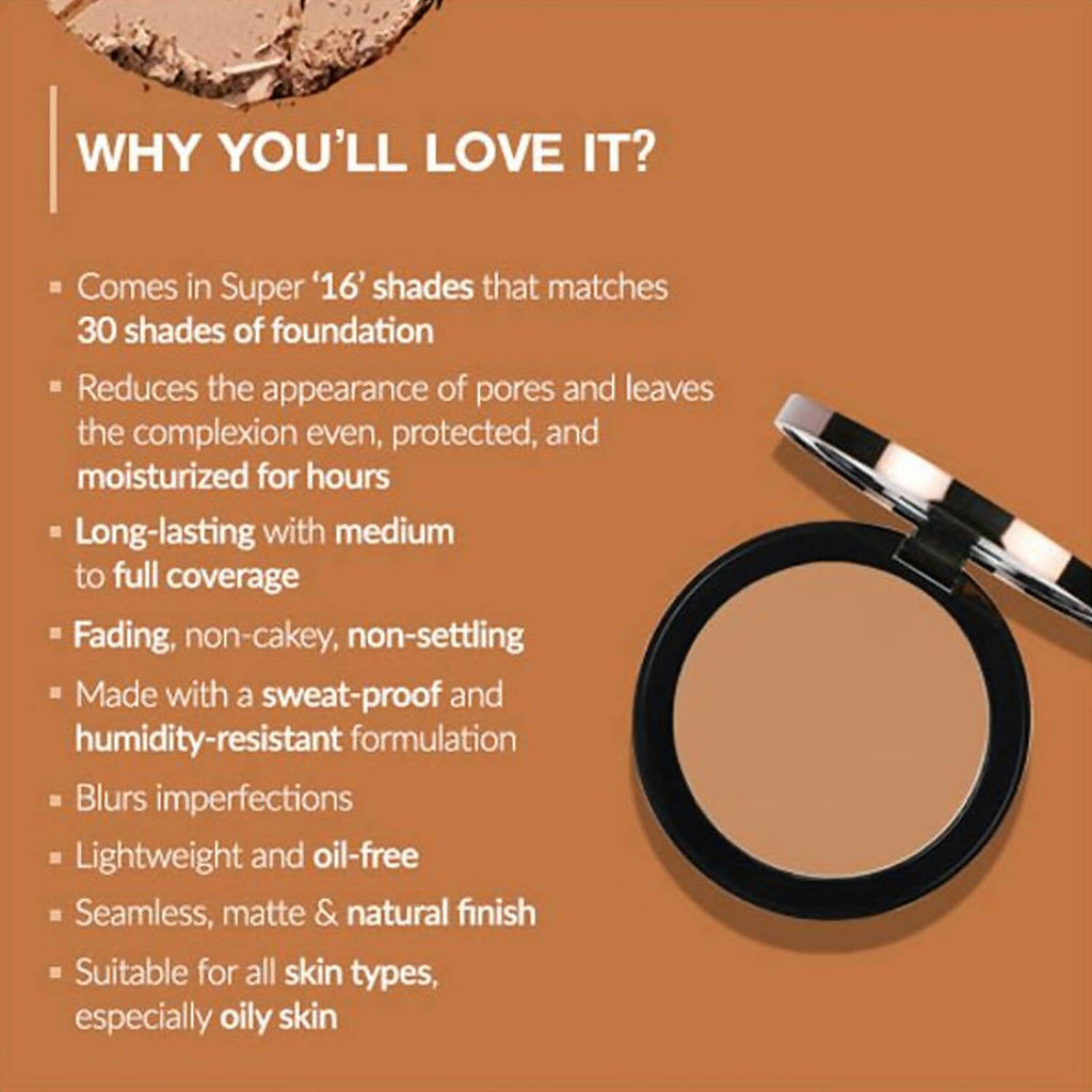 Colorbar 24Hrs Wear Weightless Powder Foundation Pf 9