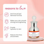 Globus Naturals Glycolic & 1% Salicylic Acid Anti Acne Face Serum - Distacart