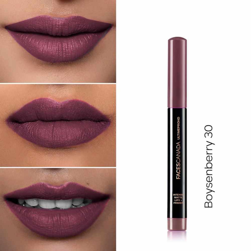 Faces Canada Ultime Pro HD Intense Matte Lips + Primer - Boysenberry 30