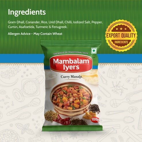 Mambalam Iyers Curry Masala Powder - Distacart