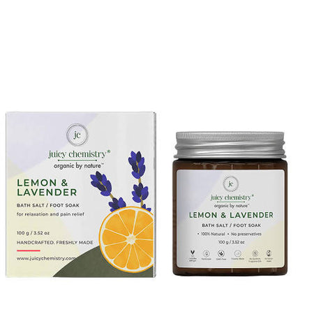 Juicy Chemistry Lemon & Lavender Bath Salt / Foot Soak