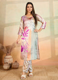 Prazu Fashion Multi Color Printed Cotton Reyon Kurta Pant Set - Distacart