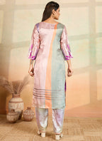 Prazu Fashion Multi Color Printed Cotton Reyon Kurta Pant Set - Distacart