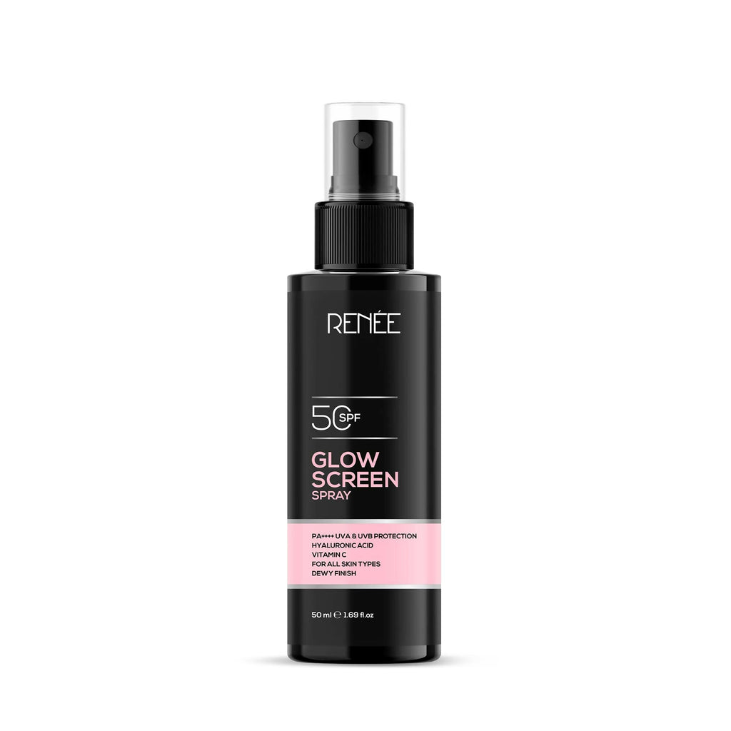 Renee Glowscreen Spf 50 Sunscreen Spray PA++++ Lightweight, Non Greasy & Quick Absorbing
