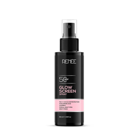 Renee Glowscreen Spf 50 Sunscreen Spray PA++++ Lightweight, Non Greasy & Quick Absorbing