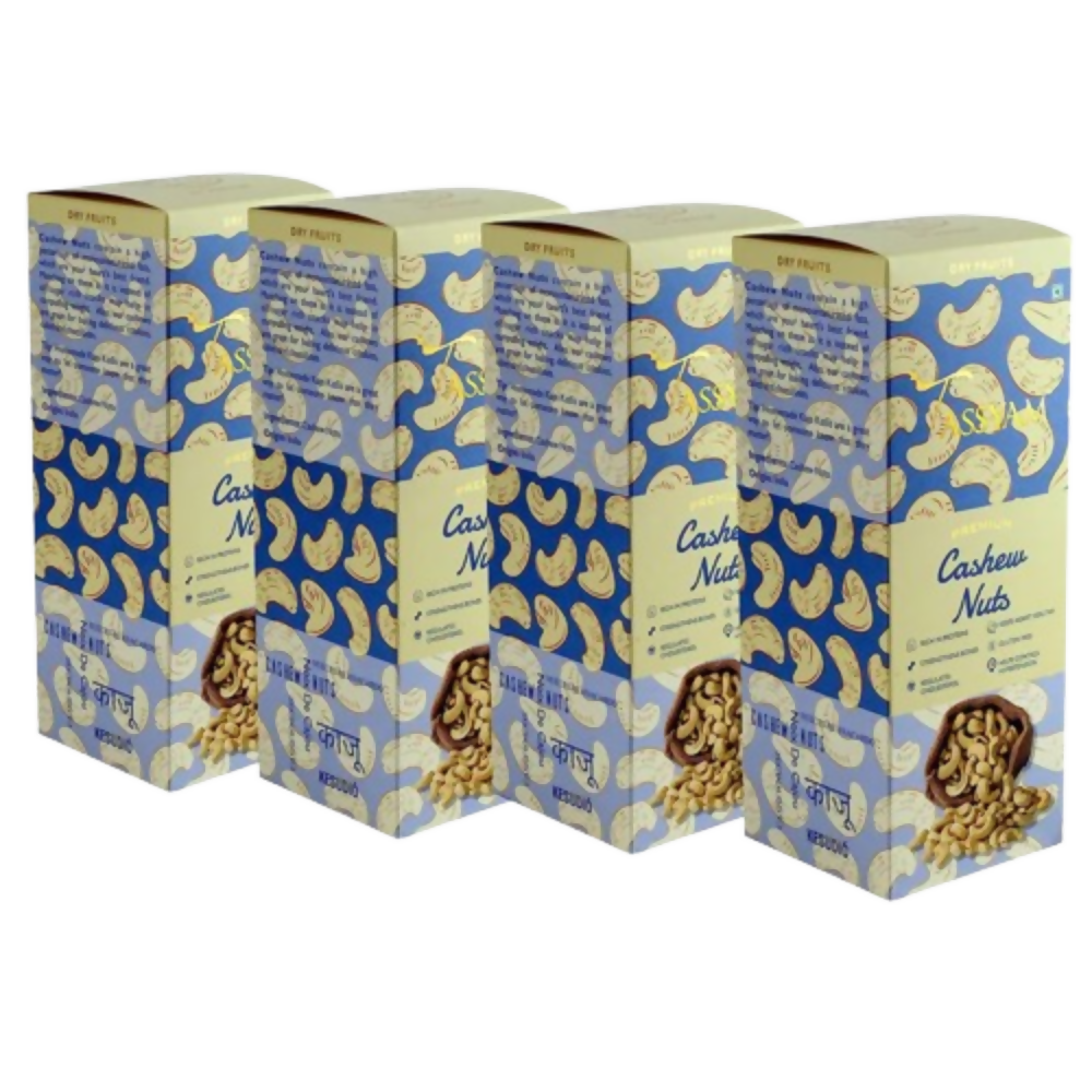 Tassyam Organics Premium Cashews w240 Grade - Box - Distacart