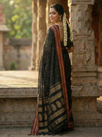 Shree Shyam Fashion Black Soft Silk Saree - Distacart