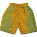 Mhyssa Nero Half Sleeve Yellow T-shirt with Shorts Set For Kids