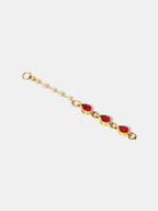Ruby Raang Flower Earrings - Distacart