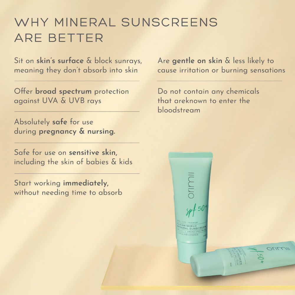 Orimii Chemical Shield Mineral Sunscreen SPF 50 PA++++
