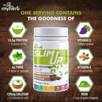 Myherb Slim Up Meal Replacement Shake With 16 Natural Herbal Blend For Men & Women - Chocolate Milk Shake - Distacart