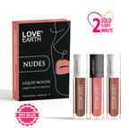 Love Earth Liquid Mousse Matte Lipstick - Nudes