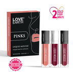 Love Earth Liquid Mousse Matte Lipstick - Pinks